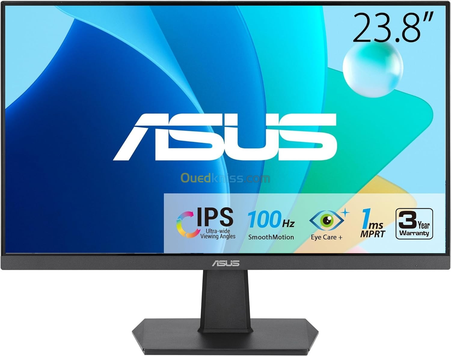MONITEUR ASUS VA24EHF 100HZ IPS 24 POUCE FHD